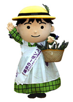 Mascot of Nakafurano-cho, the Lavender Fairy