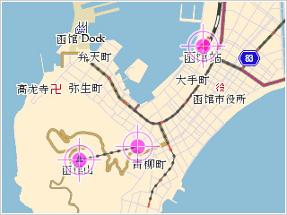 函馆山　地图