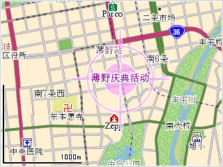 薄野　地图
