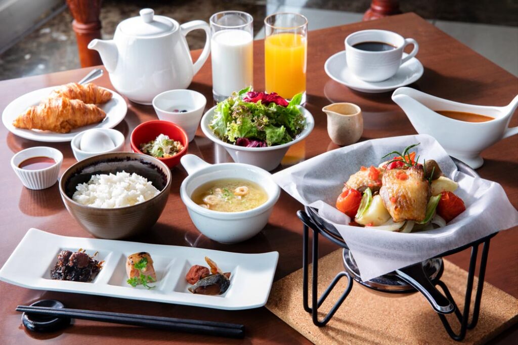 Breakfast is also made with the best ingredients.