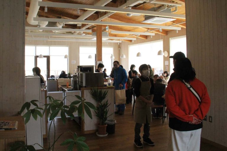 Food court at the roadside station
