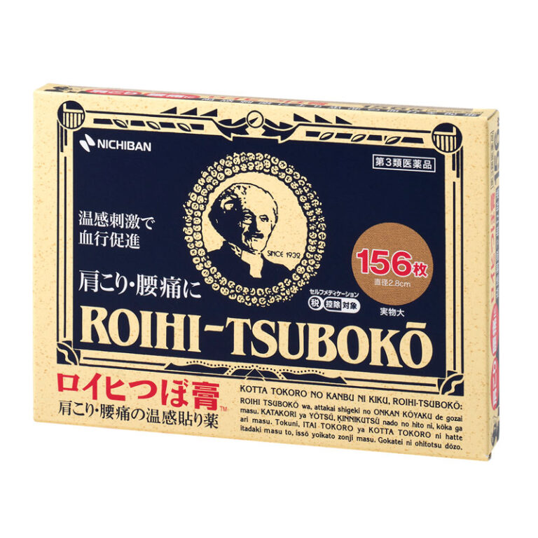 Roihi-Tsuboko Medicated Pain Relief Patches No.156 (Class 3) 156 Patches